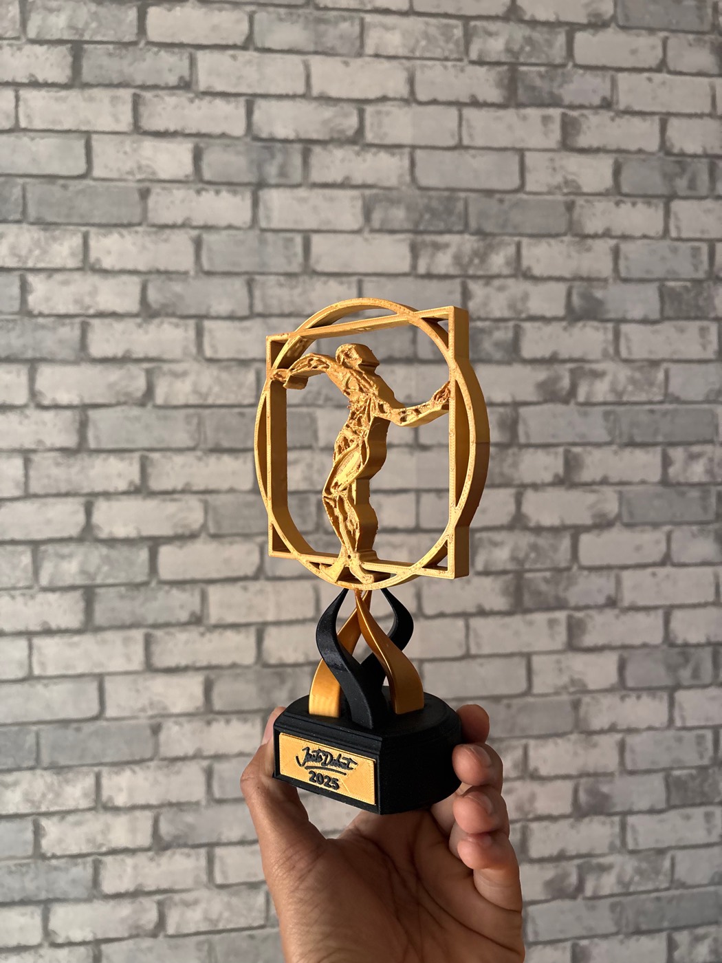 Trophée Homme de Vitruve — Galerie Créa